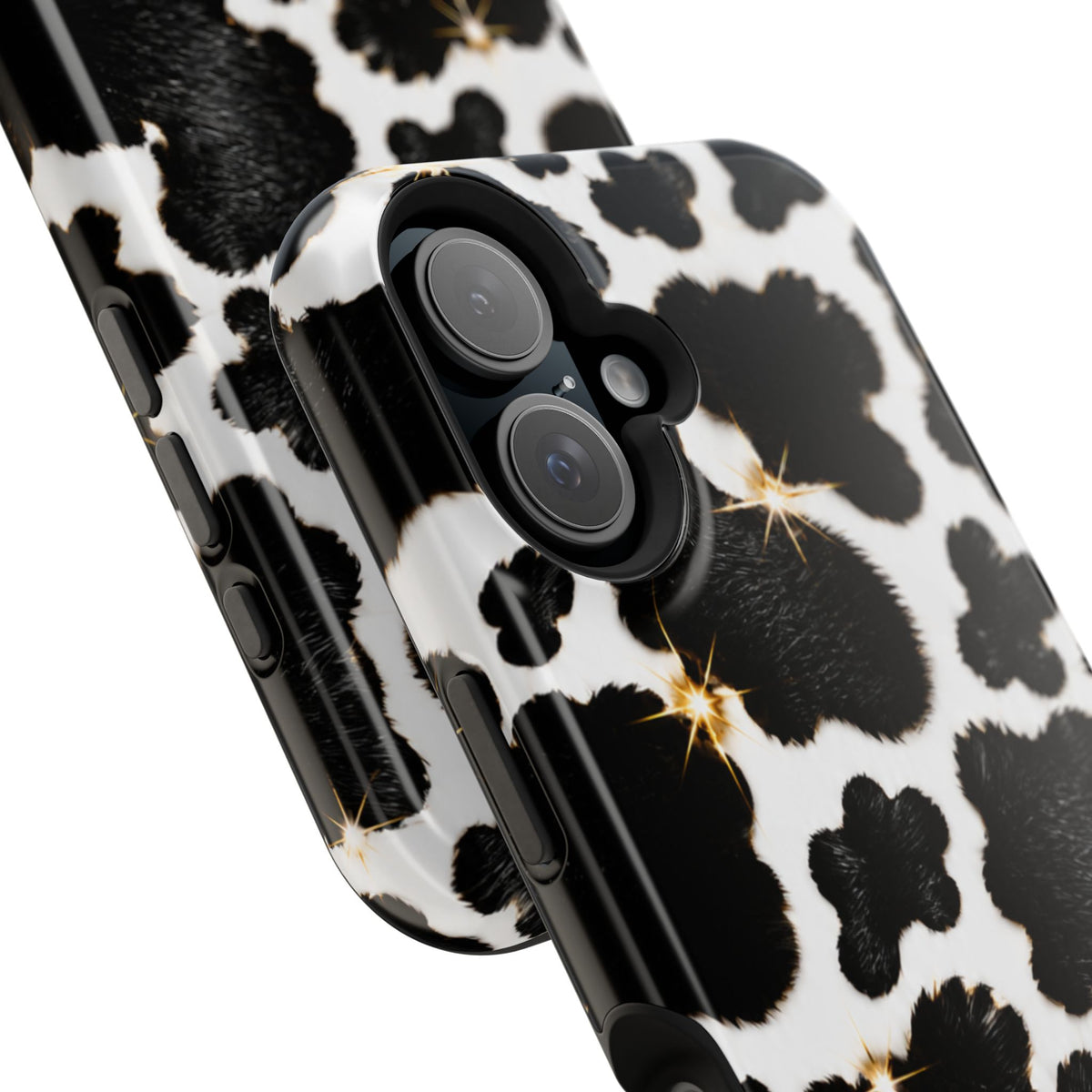 Cow Print Magnetic Impact-Resistant Phone Case