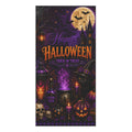 Halloween Trick or Treat Bath Towel | Dark Gothic Halloween Bathroom Decor