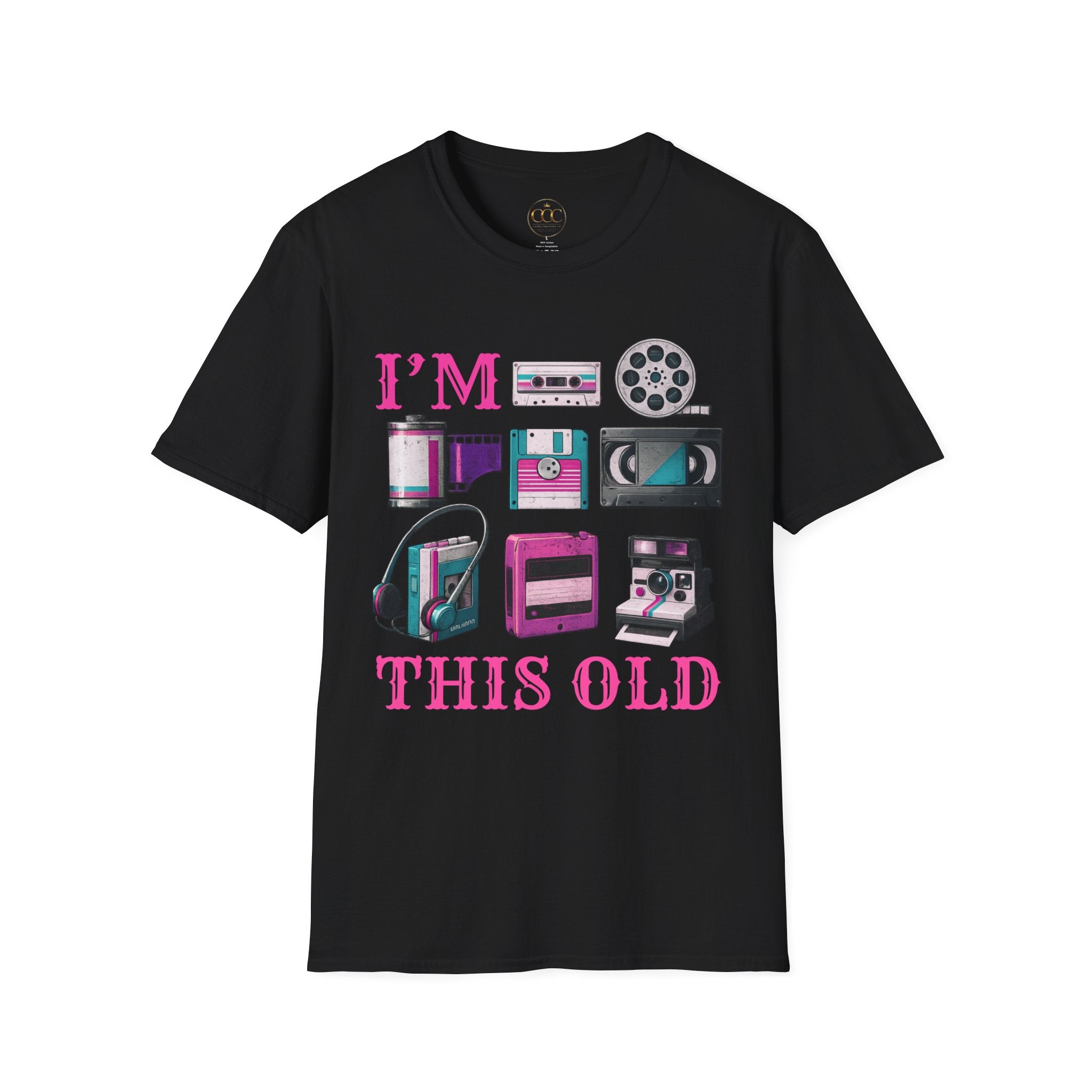I'm This Old Retro 80s & 90s Nostalgia T-Shirt