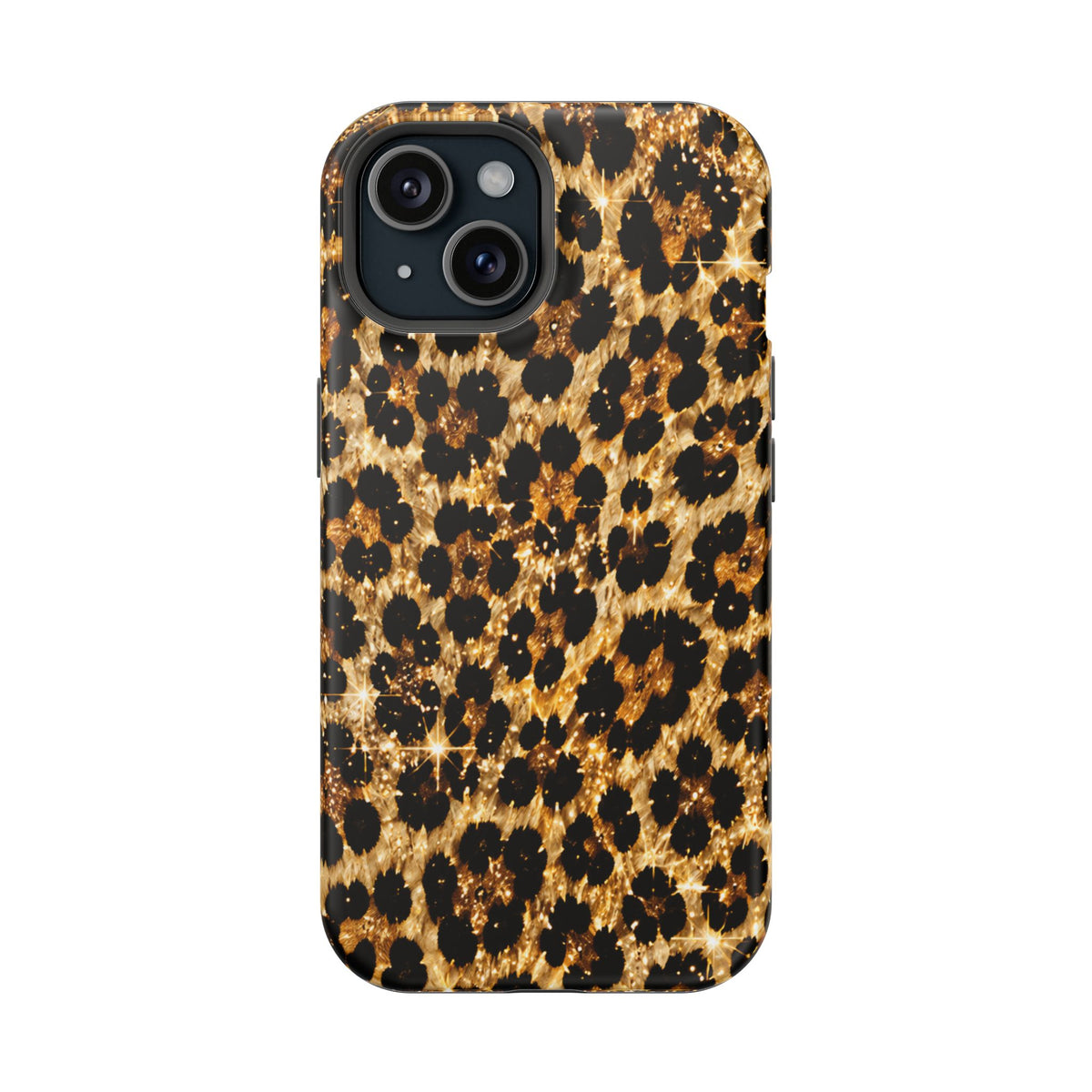 Leopard Print Magnetic Impact-Resistant Phone Case