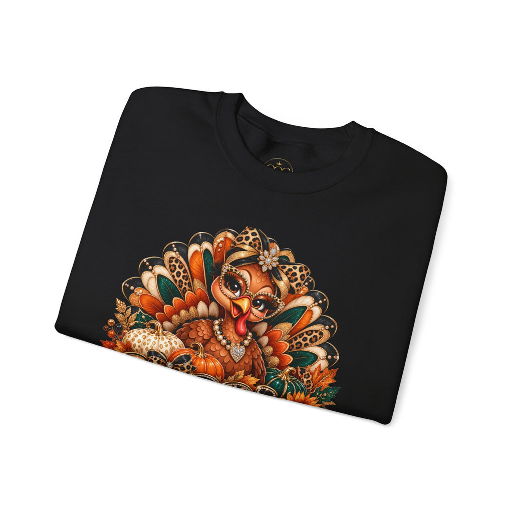 Thanksgiving 'Gobble' Turkey Crewneck Sweatshirt