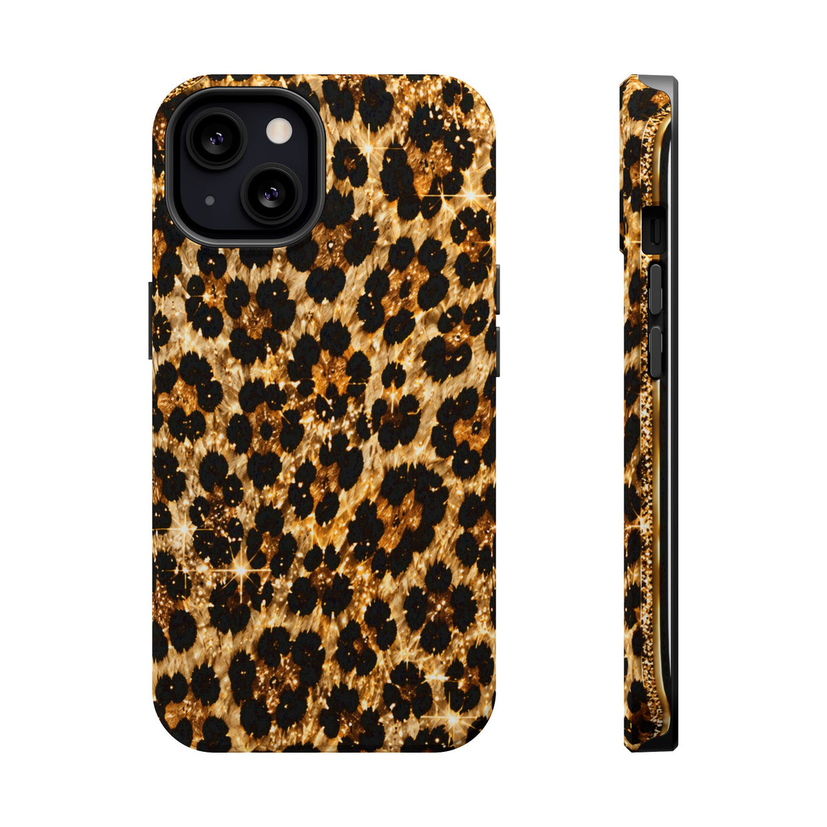 Leopard Print Magnetic Impact-Resistant Phone Case