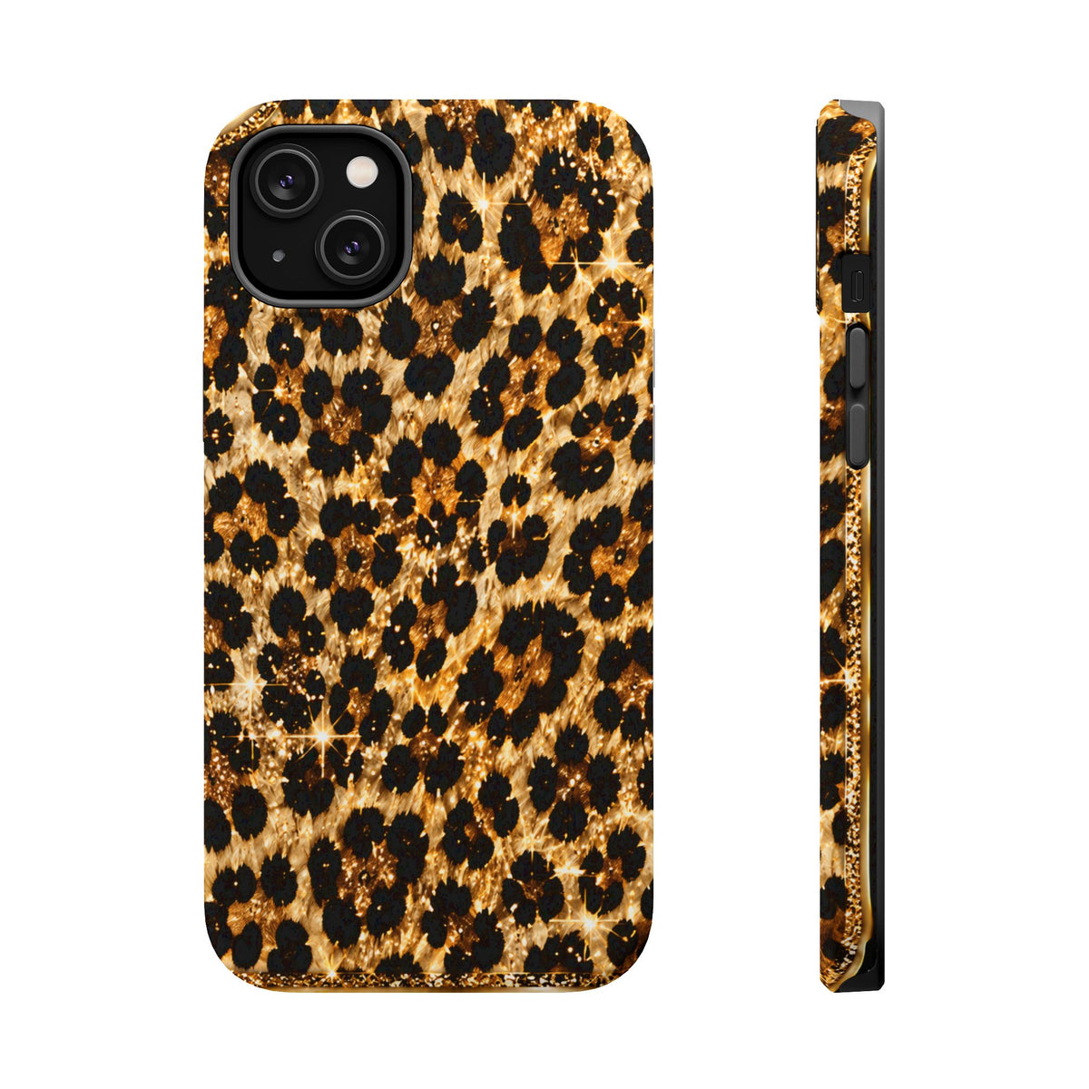Leopard Print Magnetic Impact-Resistant Phone Case