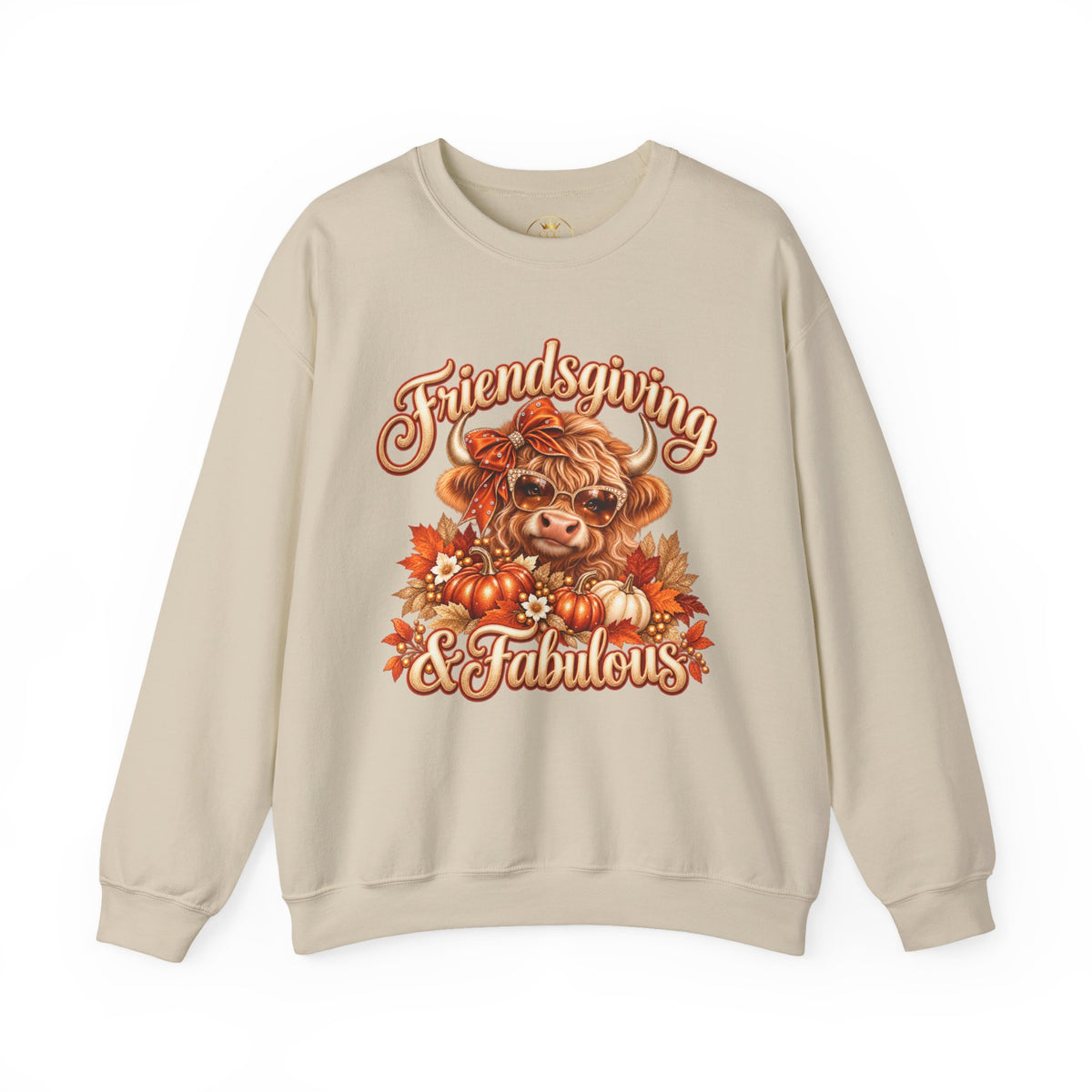 Friendsgiving and Fabulous Sweatshirt | Fall Graphic Crewneck