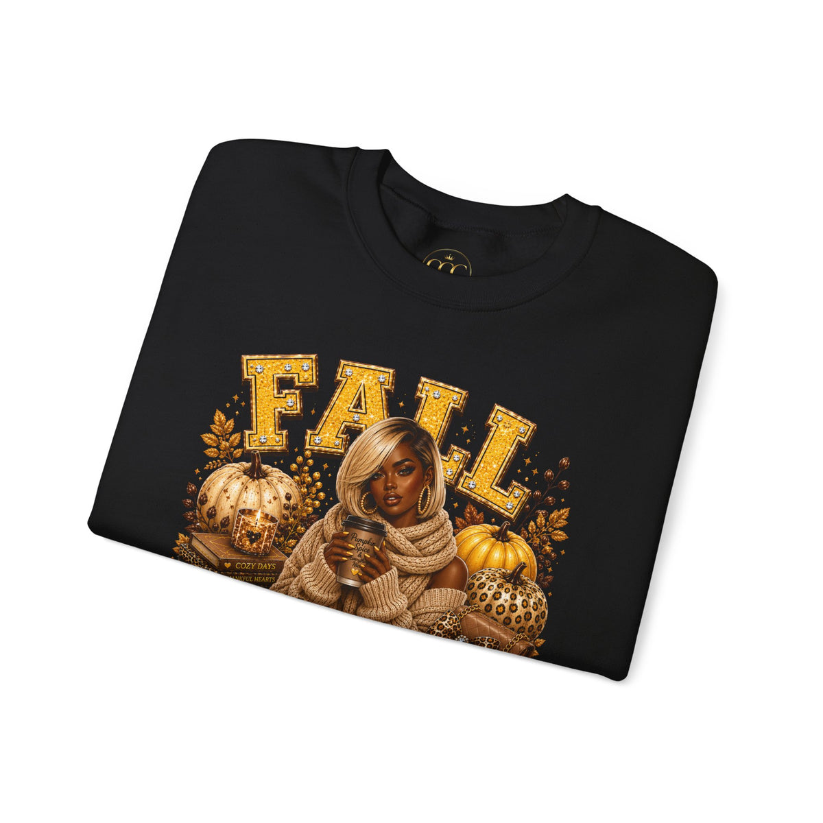 Fall Favorite Season Sweatshirt — Autumn Pumpkin & Sunflower Crewneck