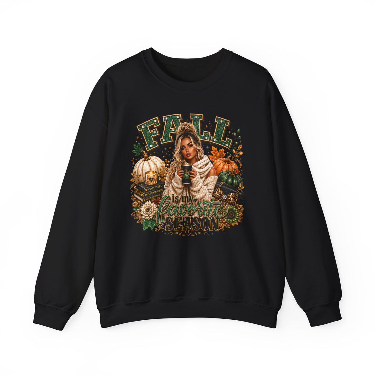 Fall Season Sweatshirt – Cozy Pumpkin Spice Crewneck