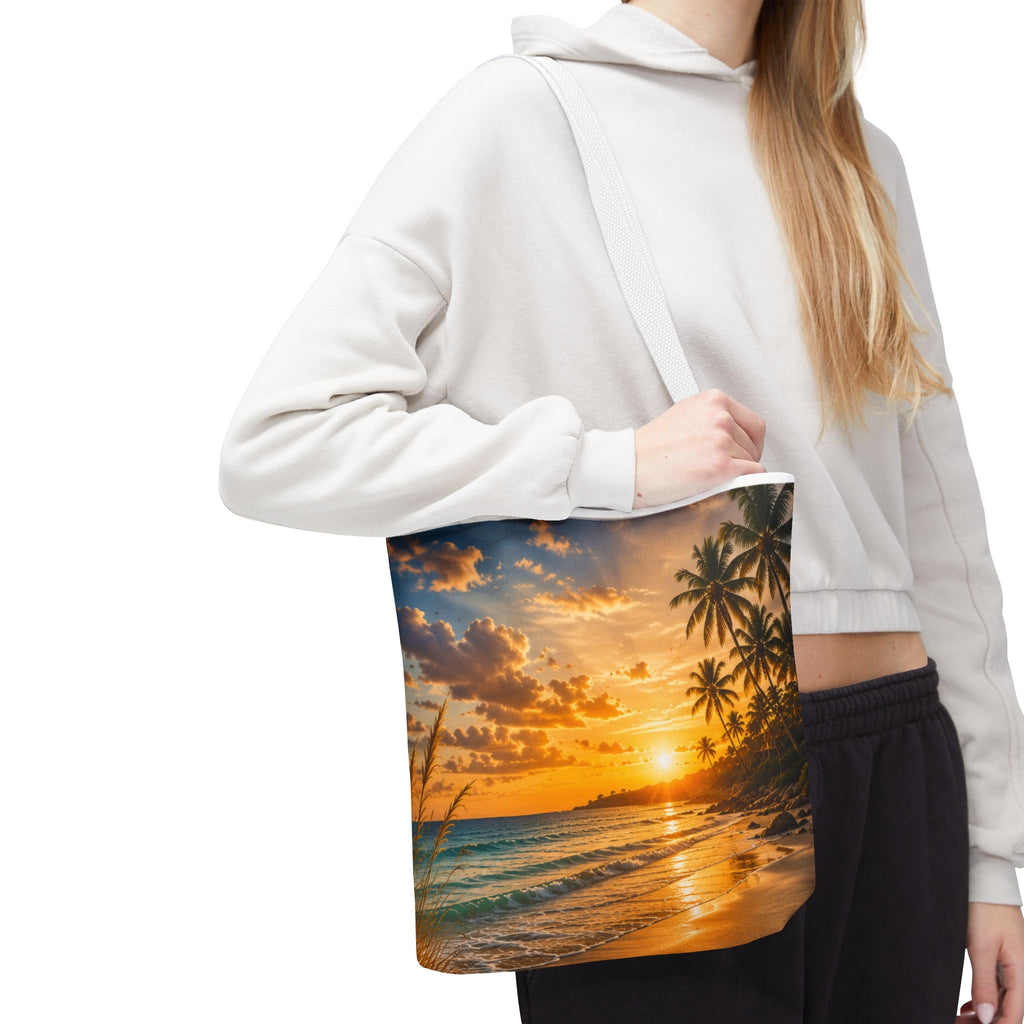 Rest • Relax • Recharge | AOP Tote Bag | Coastal Serenity Collection