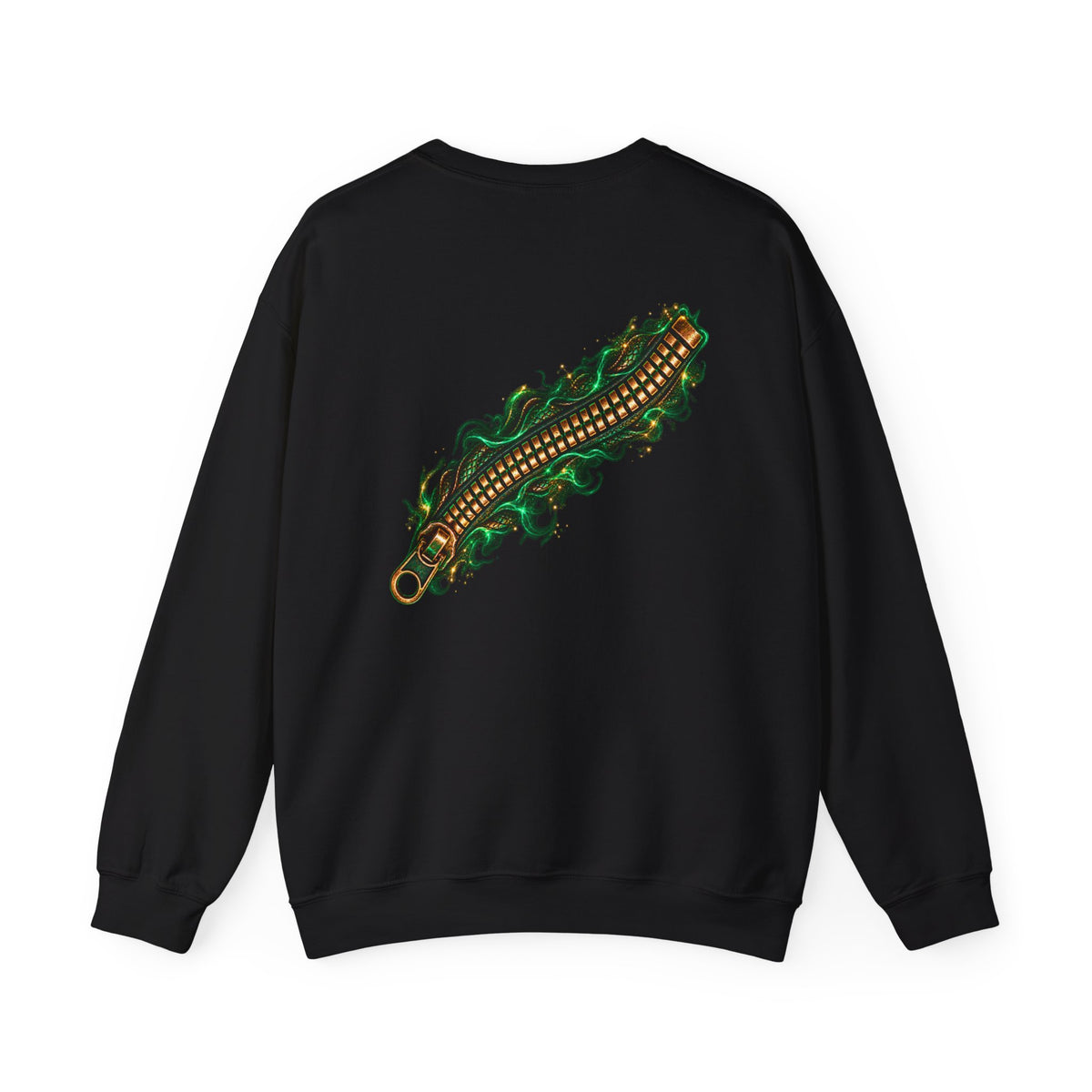Medusa Zipper Men’s Sweatshirt | Front & Back Mythology Crewneck