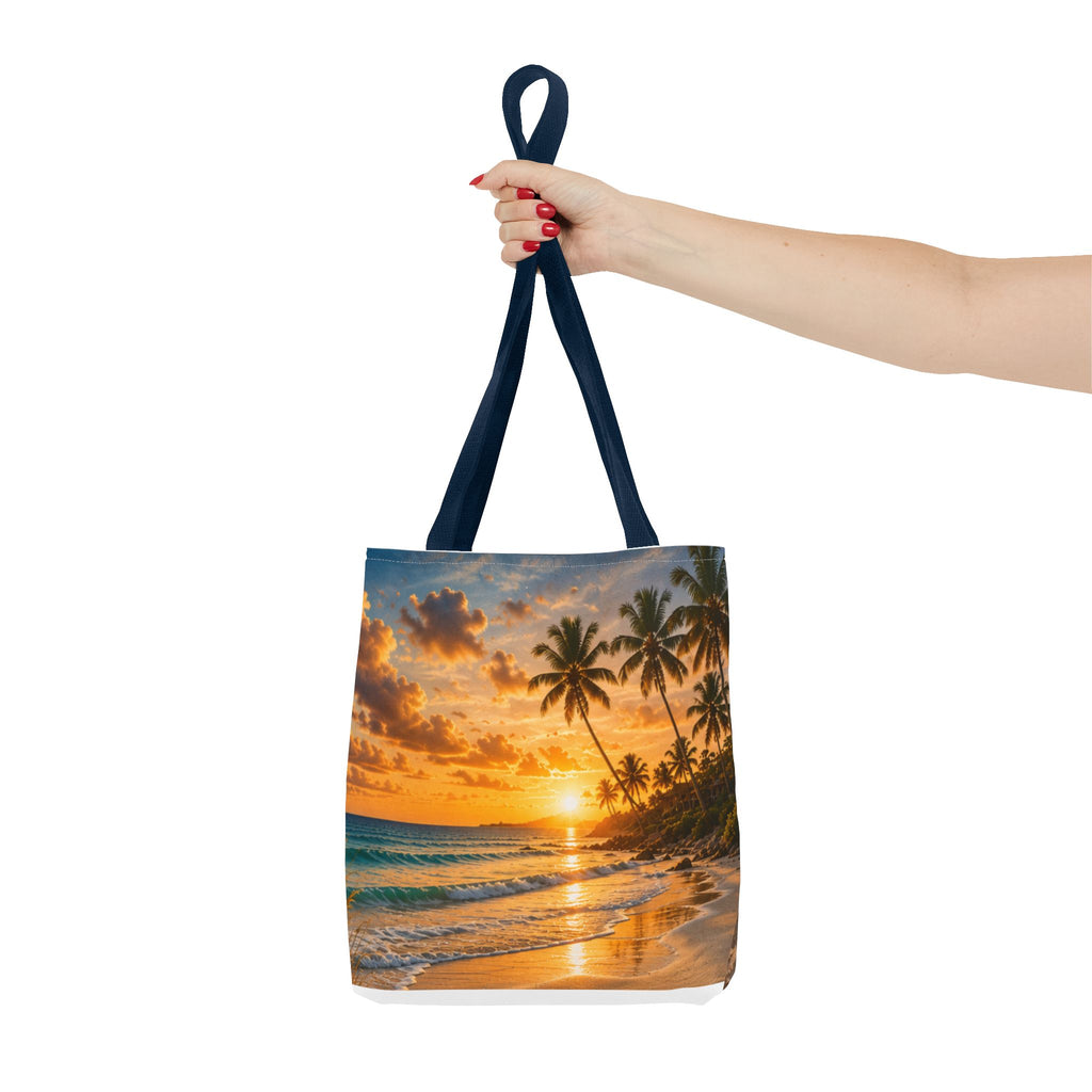 The Beach Is My Home Away From Home | AOP Tote Bag | Coastal Serenity Collection
