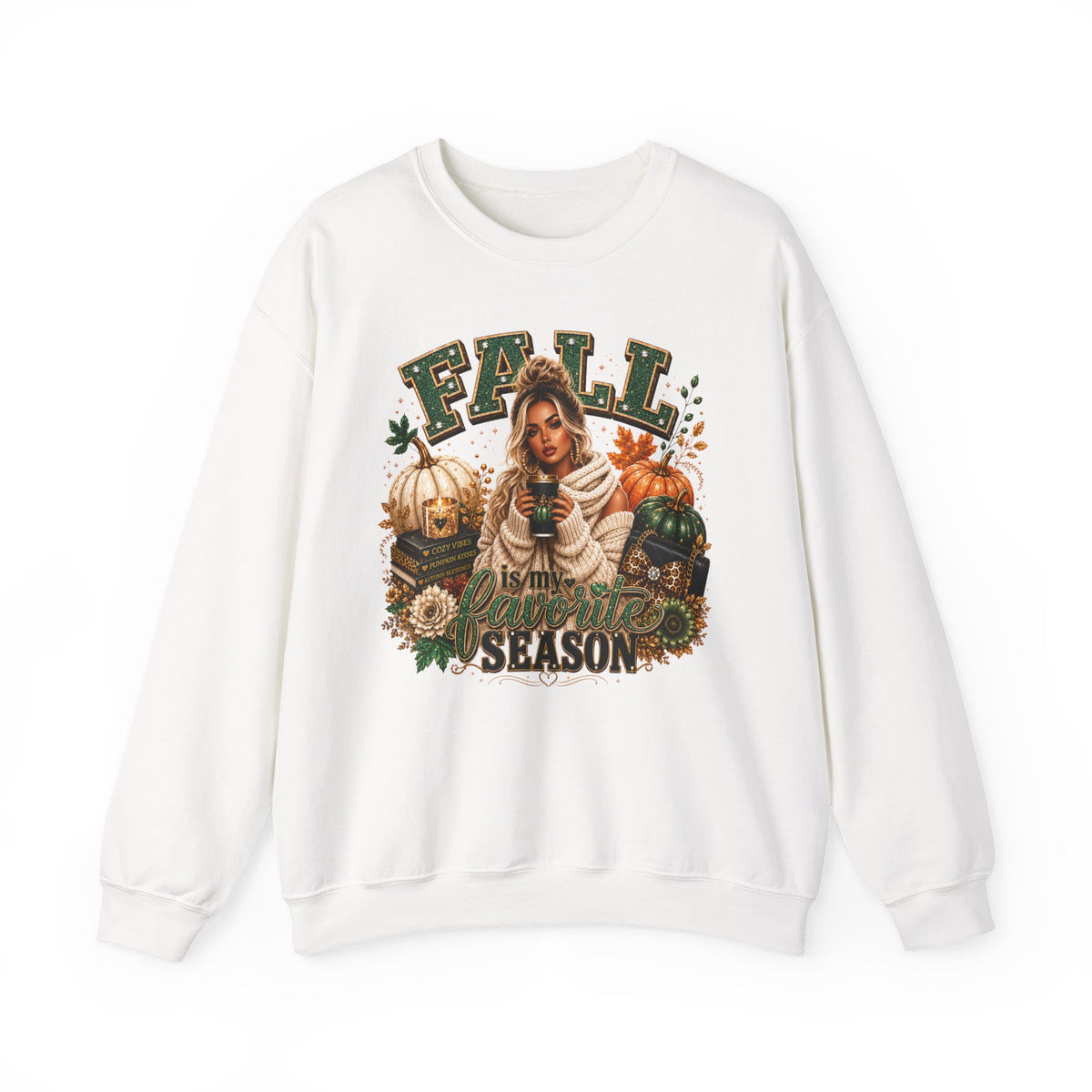 Fall Season Sweatshirt – Cozy Pumpkin Spice Crewneck