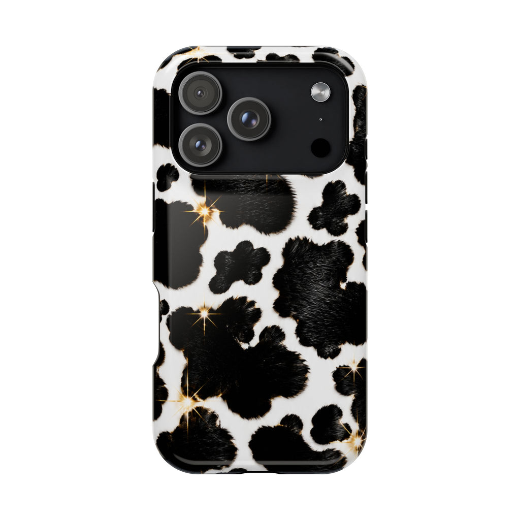 Cow Print Magnetic Impact-Resistant Phone Case