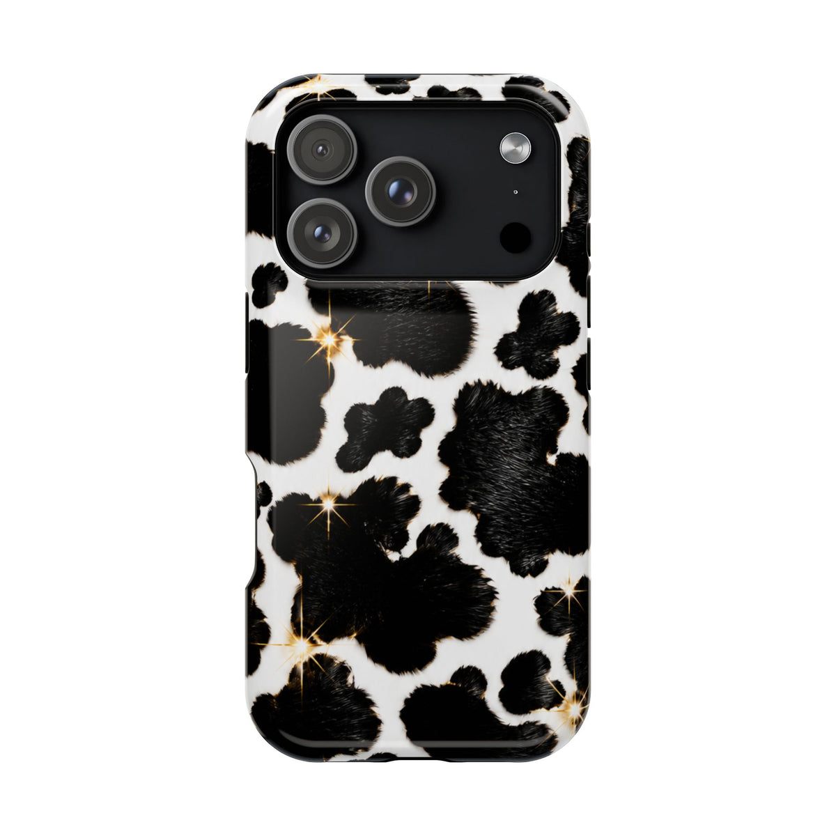 Cow Print Magnetic Impact-Resistant Phone Case