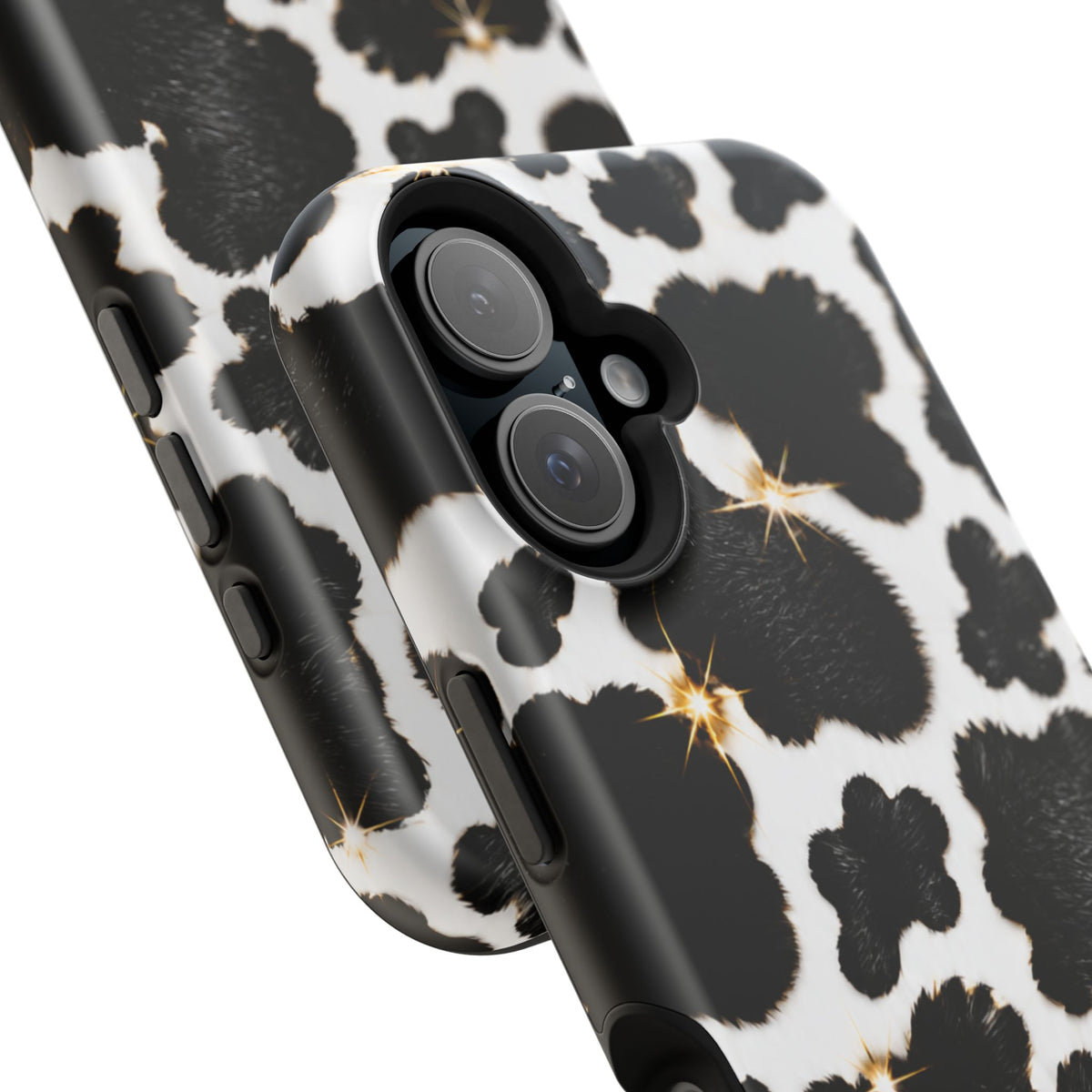 Cow Print Magnetic Impact-Resistant Phone Case