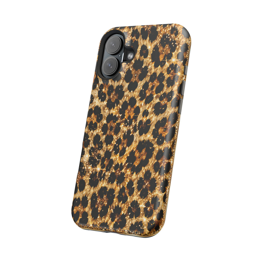 Leopard Print Magnetic Impact-Resistant Phone Case