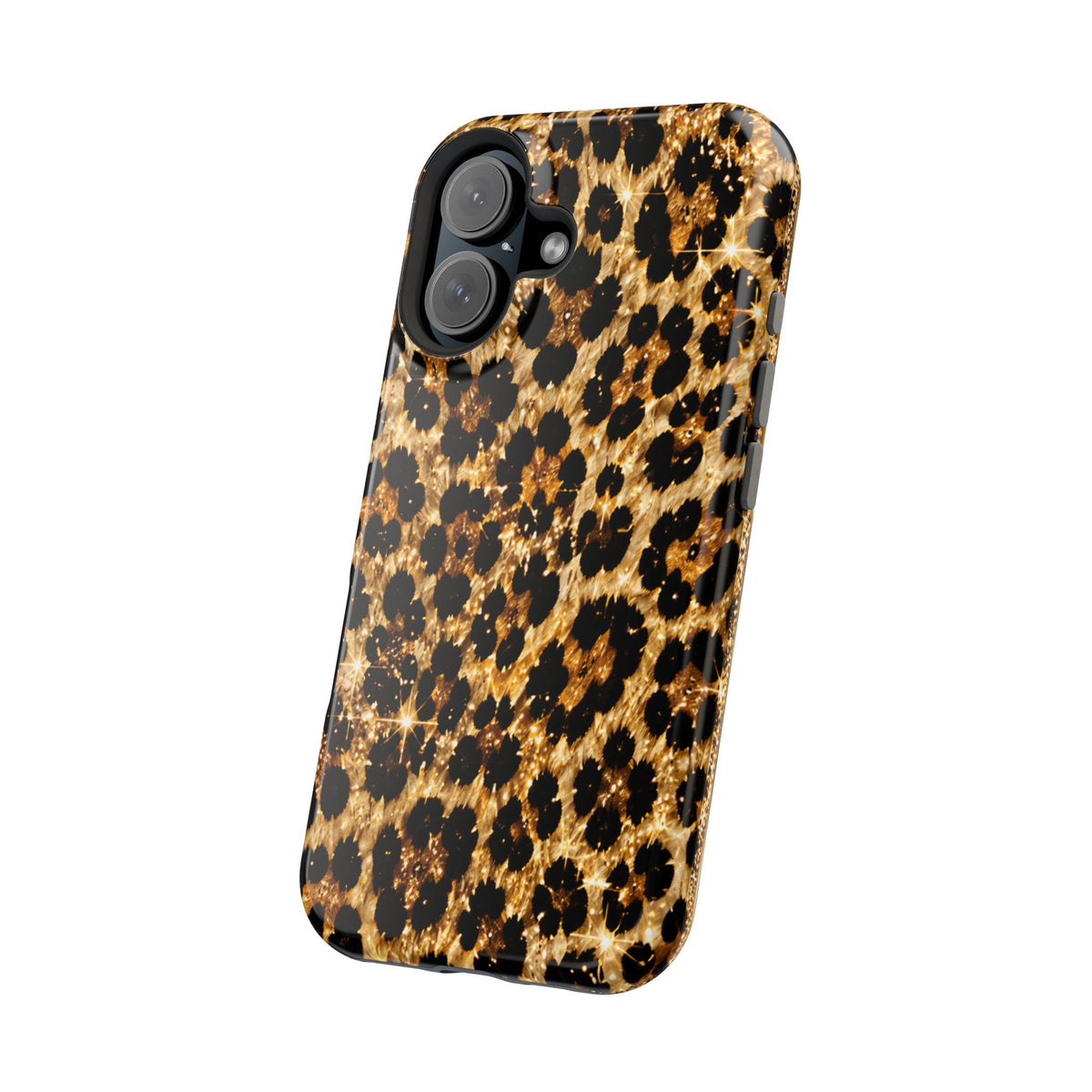 Leopard Print Magnetic Impact-Resistant Phone Case