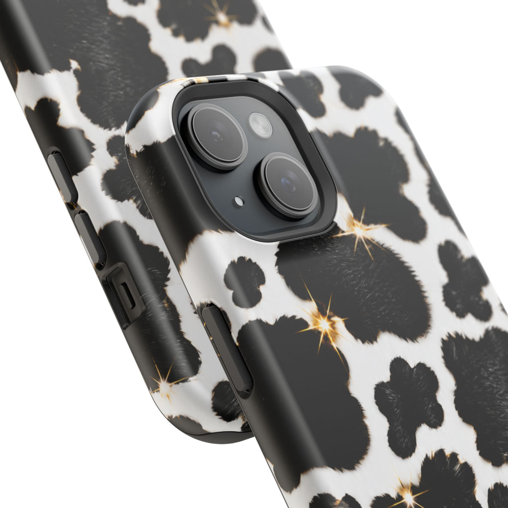 Cow Print Magnetic Impact-Resistant Phone Case