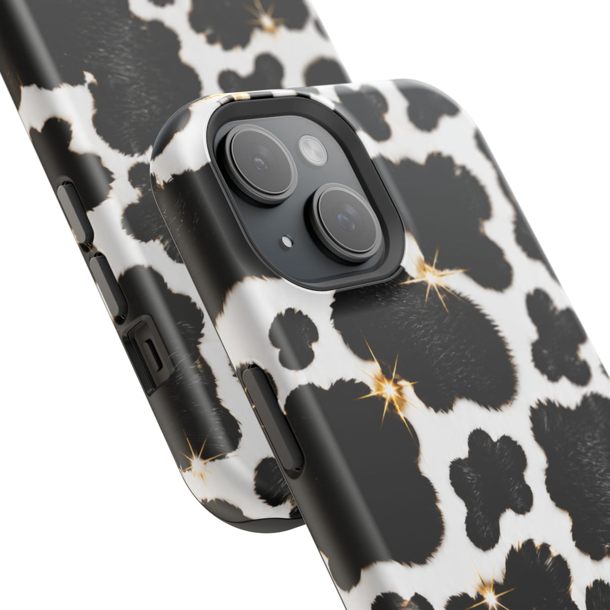 Cow Print Magnetic Impact-Resistant Phone Case