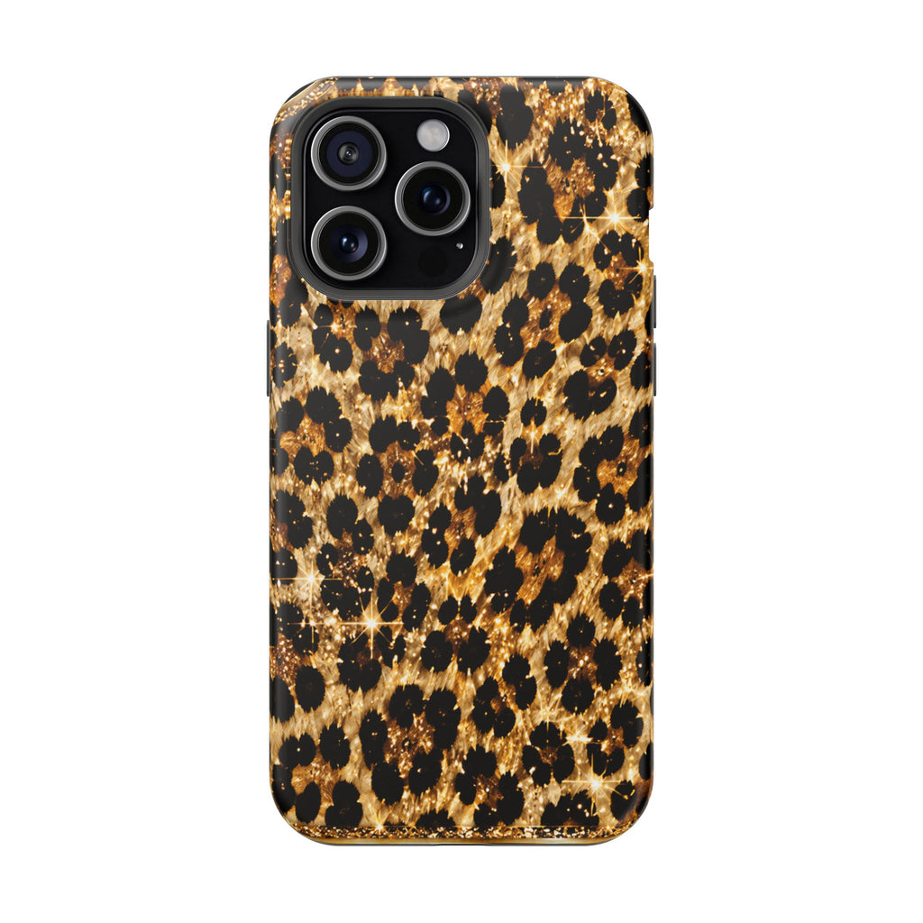 Leopard Print Magnetic Impact-Resistant Phone Case