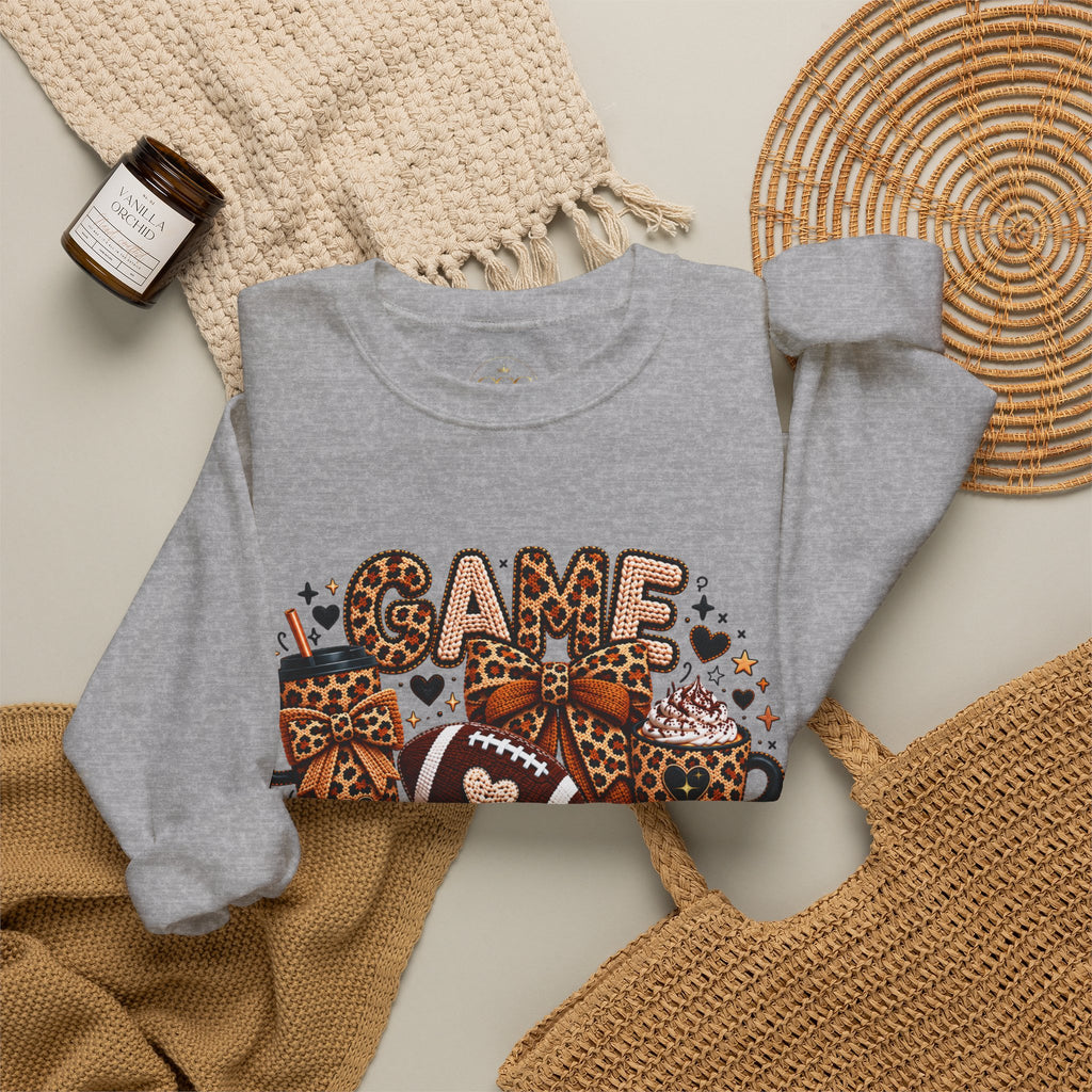 Crewneck Sweatshirt — Same Day Vibes Leopard Print Gift