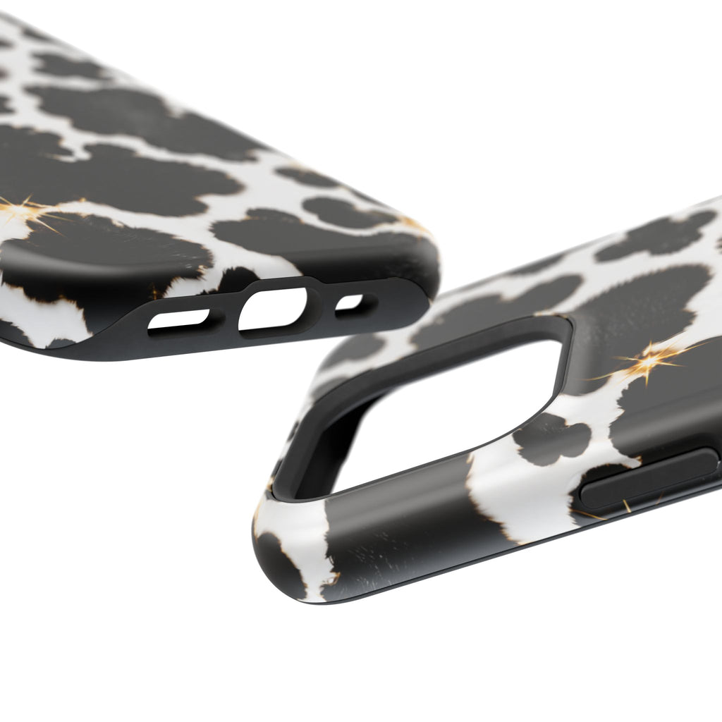 Cow Print Magnetic Impact-Resistant Phone Case