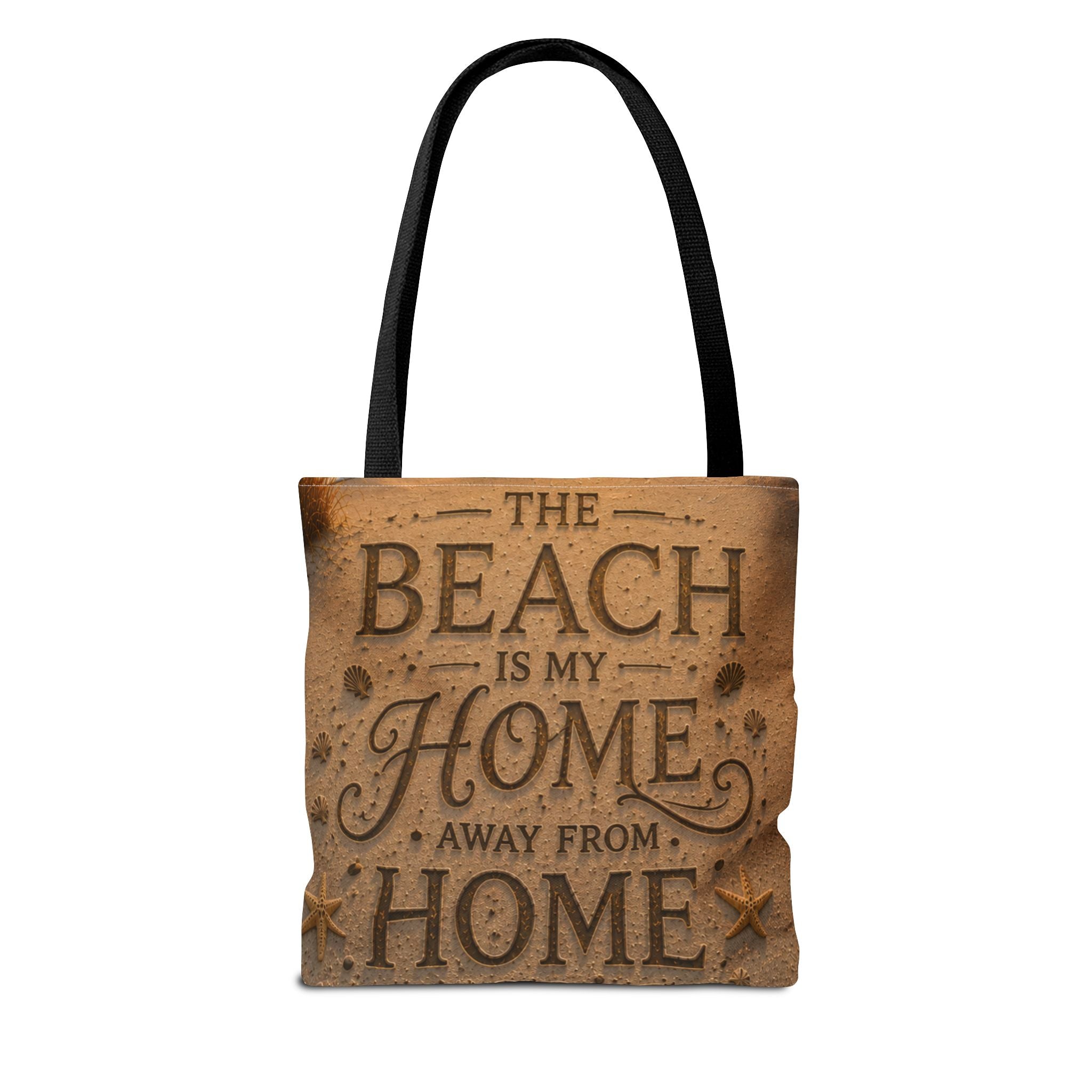 The Beach Is My Home Away From Home | AOP Tote Bag | Coastal Serenity Collection
