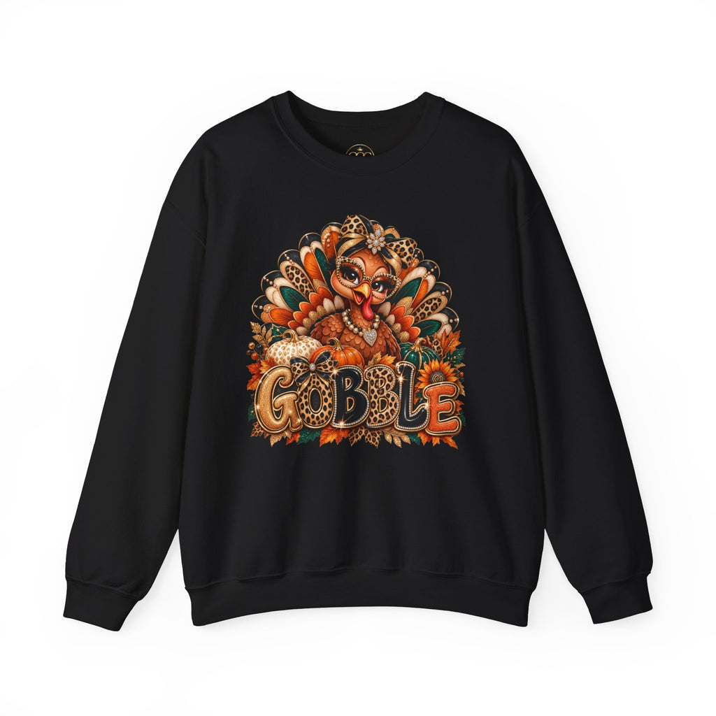 Thanksgiving 'Gobble' Turkey Crewneck Sweatshirt