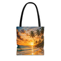 The Beach Is My Home Away From Home | AOP Tote Bag | Coastal Serenity Collection