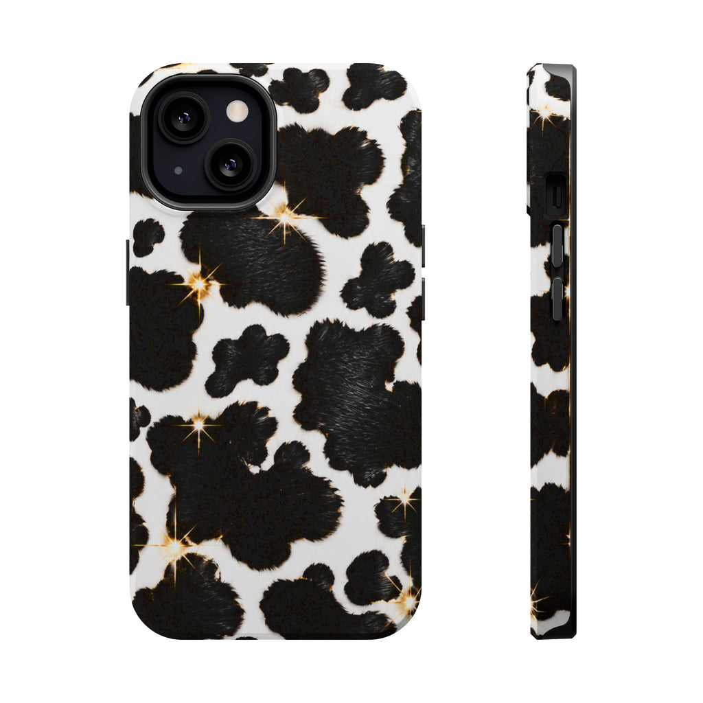Cow Print Magnetic Impact-Resistant Phone Case
