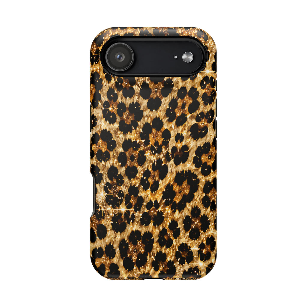 Leopard Print Magnetic Impact-Resistant Phone Case