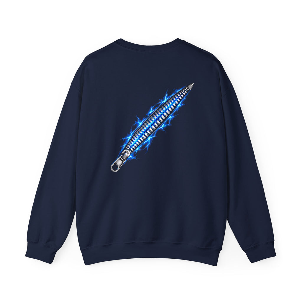 Werewolf  Ripper Zipper Graphic Crewneck Sweatshirt