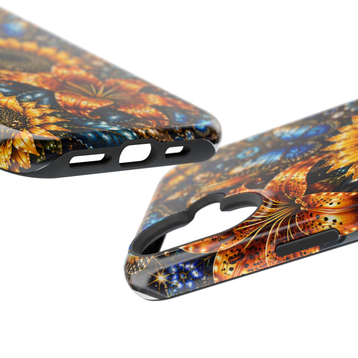 Sunflower & Blue Butterfly Magnetic Impact Phone Case