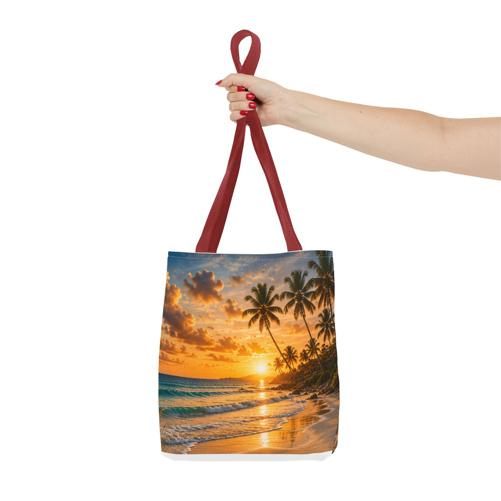 The Beach Is My Home Away From Home | AOP Tote Bag | Coastal Serenity Collection