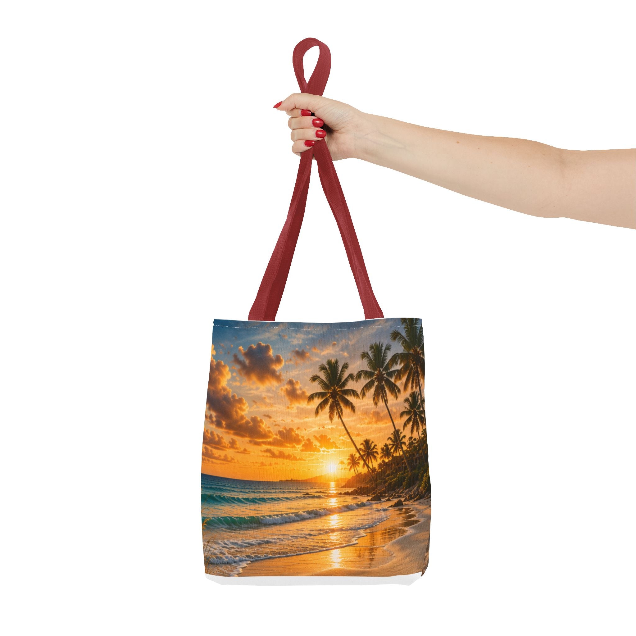 The Beach Is My Home Away From Home | AOP Tote Bag | Coastal Serenity Collection