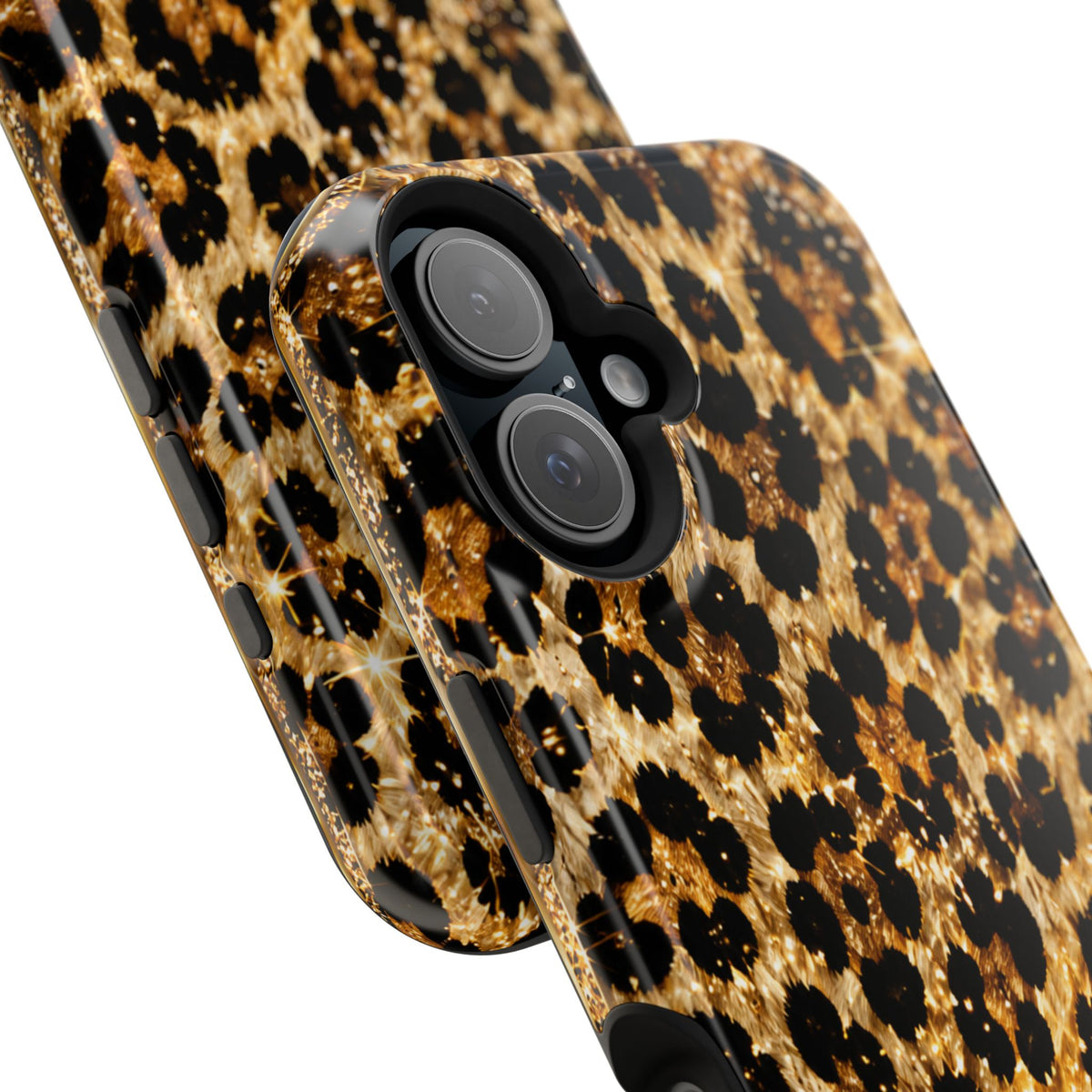 Leopard Print Magnetic Impact-Resistant Phone Case
