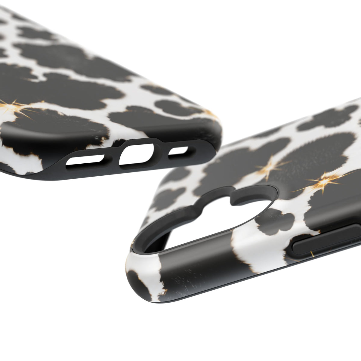 Cow Print Magnetic Impact-Resistant Phone Case