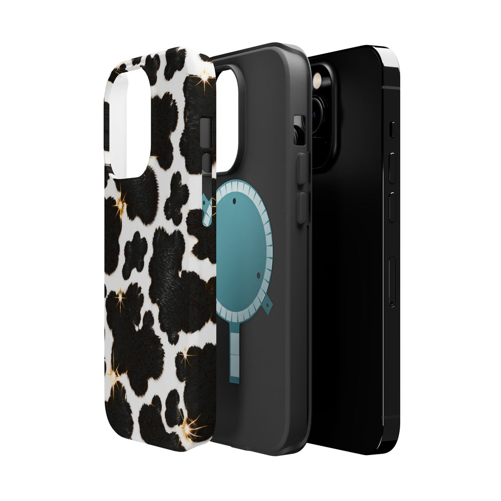 Cow Print Magnetic Impact-Resistant Phone Case