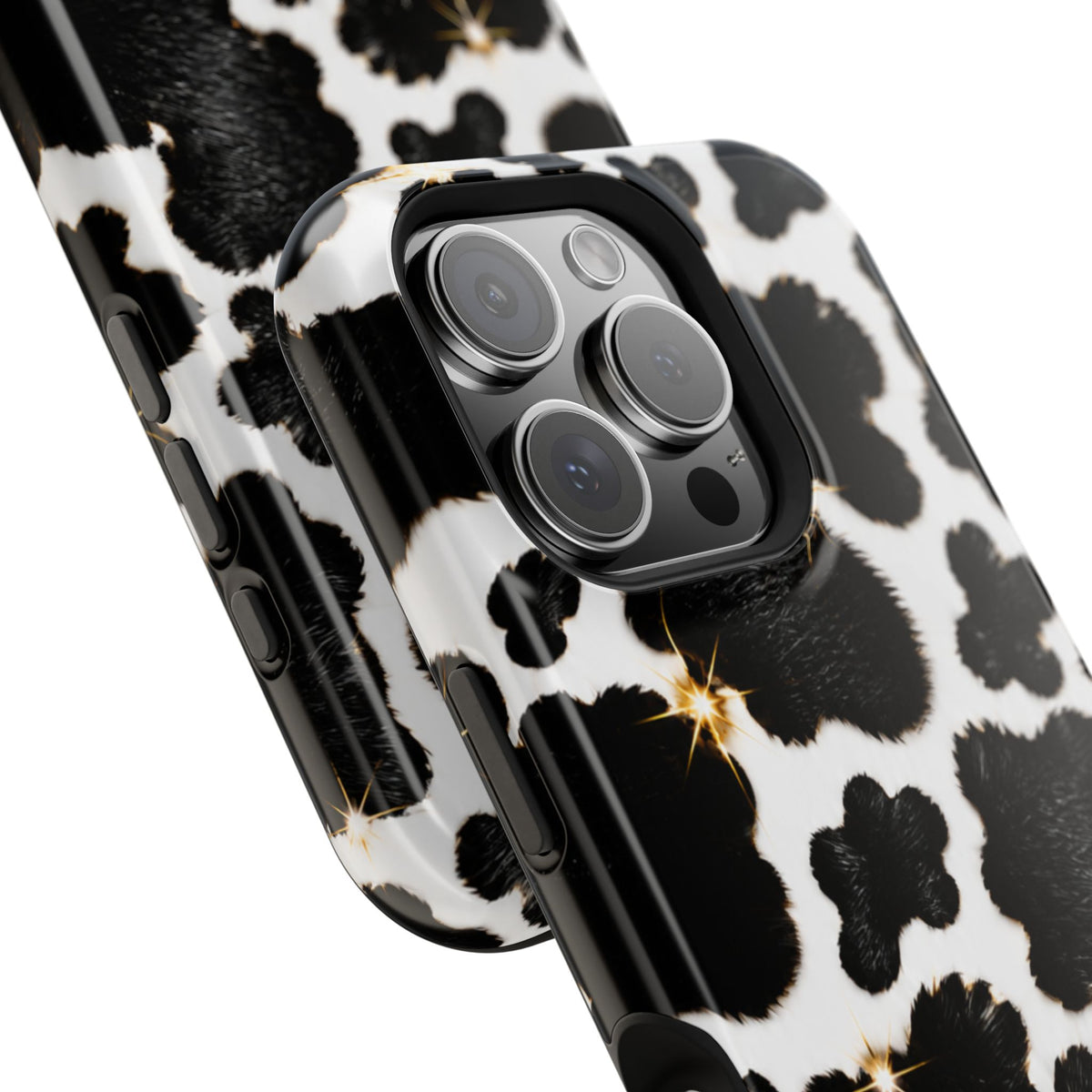 Cow Print Magnetic Impact-Resistant Phone Case