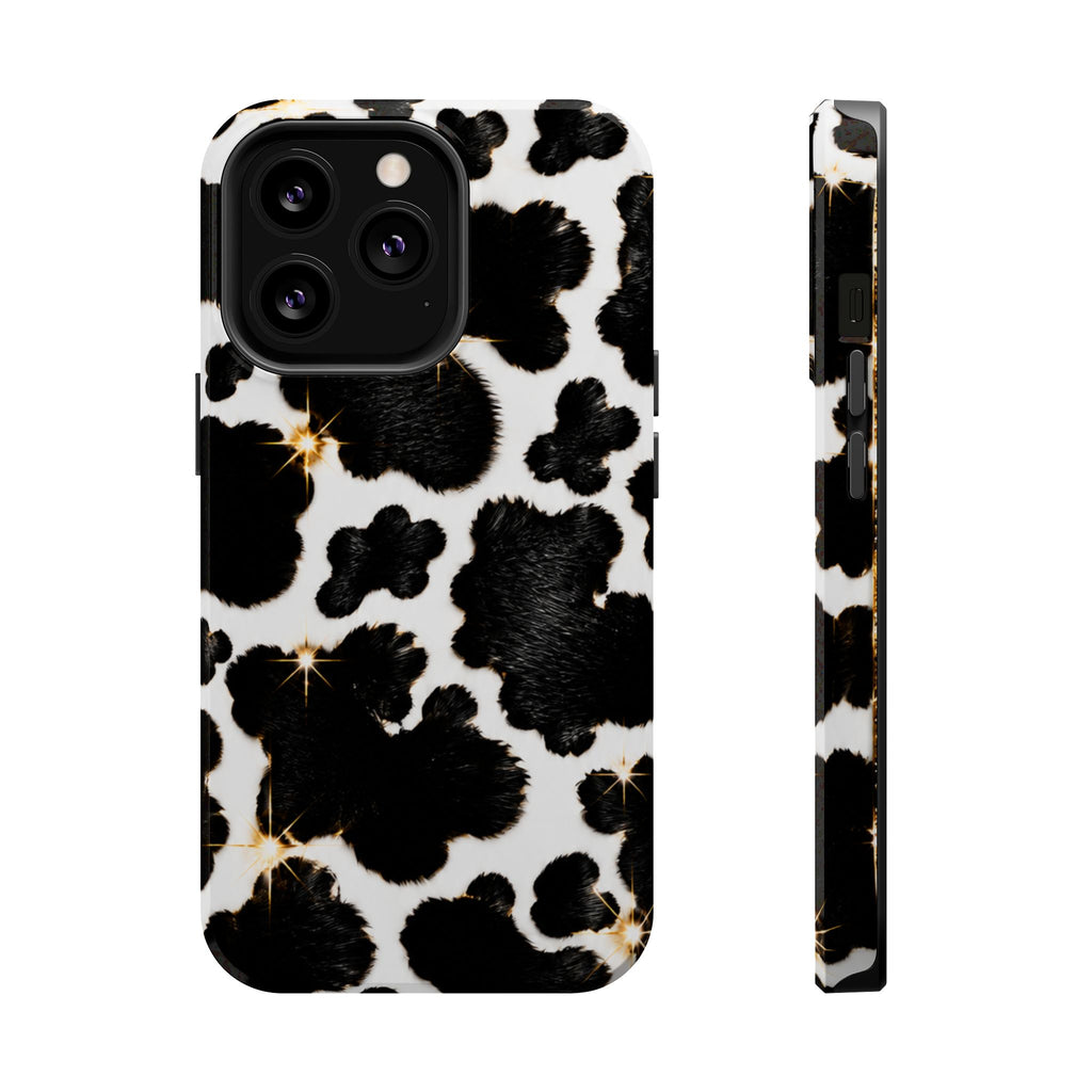 Cow Print Magnetic Impact-Resistant Phone Case