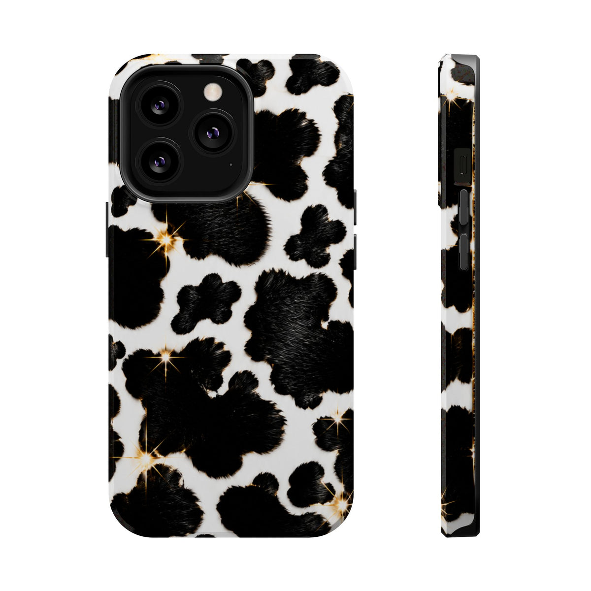 Cow Print Magnetic Impact-Resistant Phone Case