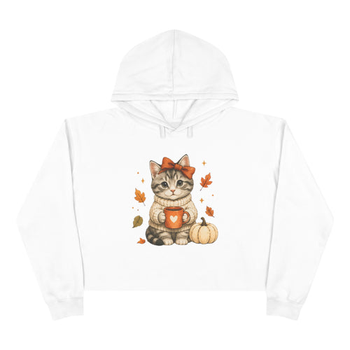 Autumn Kitty Cozy Sweatshirt | Fall Pumpkin Spice Cat Crewneck