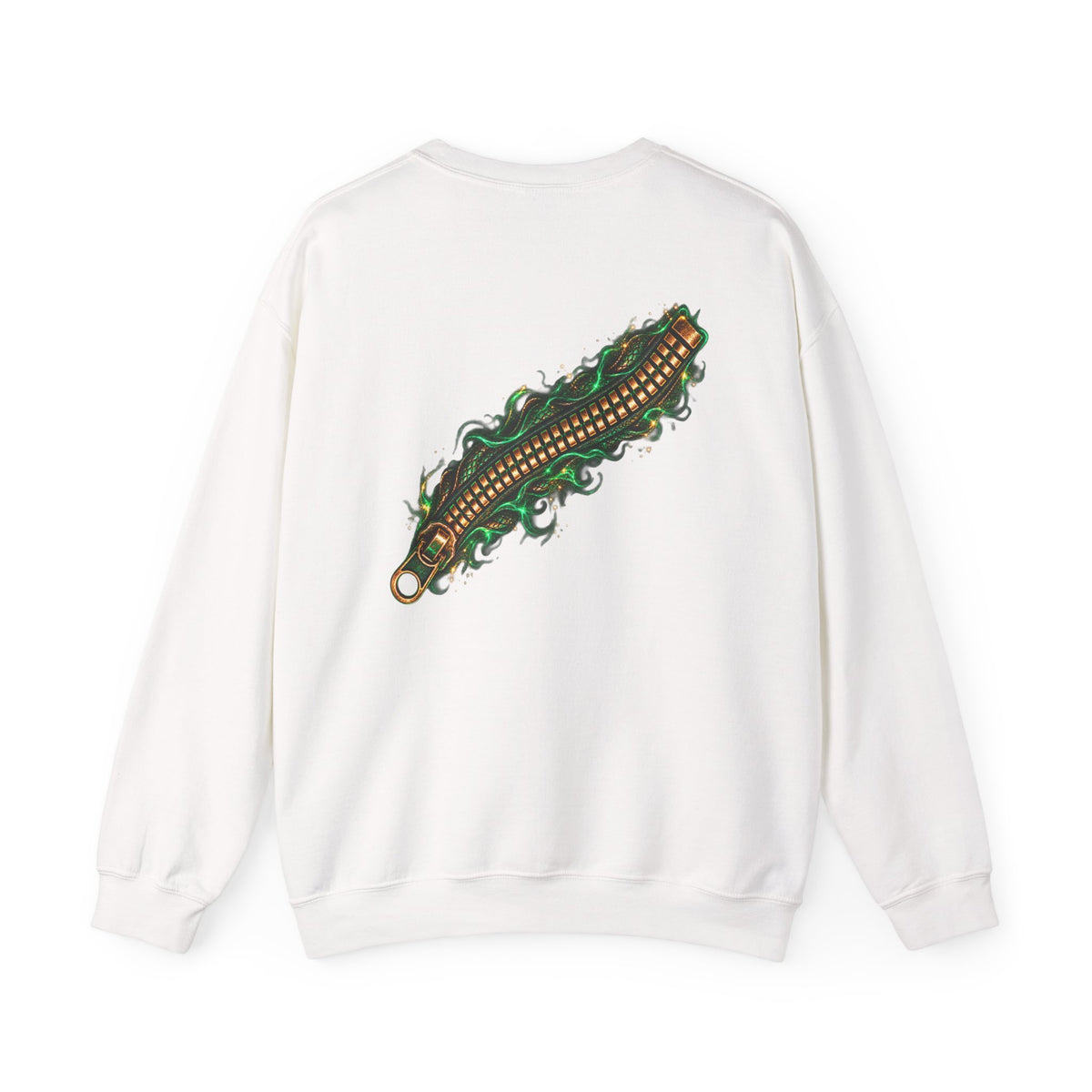 Medusa Zipper Men’s Sweatshirt | Front & Back Mythology Crewneck