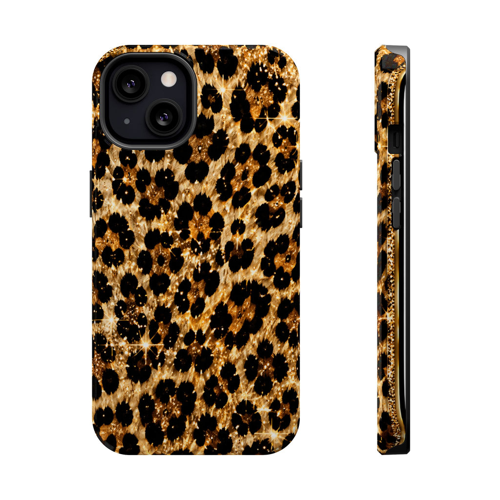 Leopard Print Magnetic Impact-Resistant Phone Case