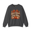 Friendsgiving Sweatshirt | Good Friends Full Plates Graphic Crewneck