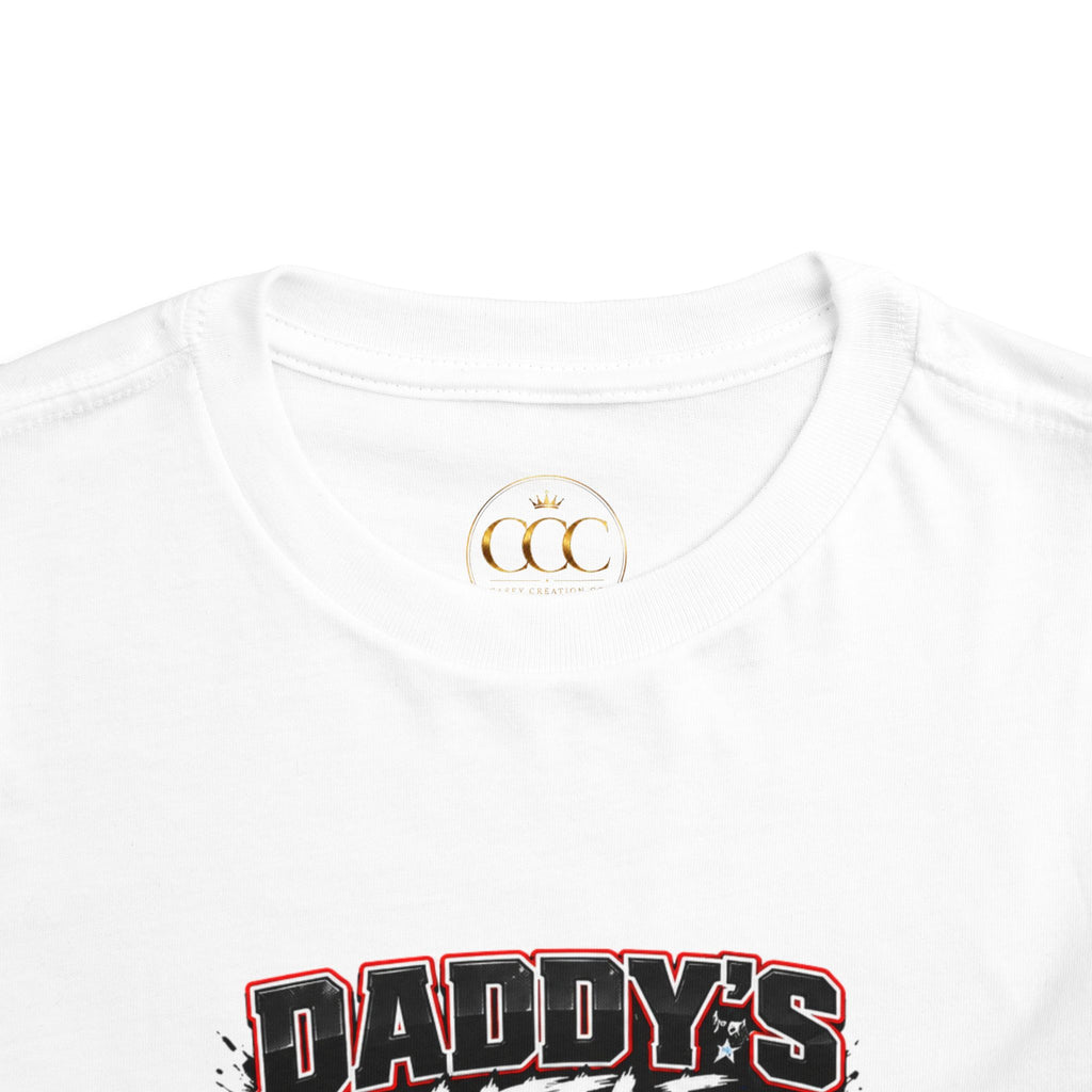 Daddy's Little Buddy Toddler Tee - Monster Truck Adventure Graphic Shirt