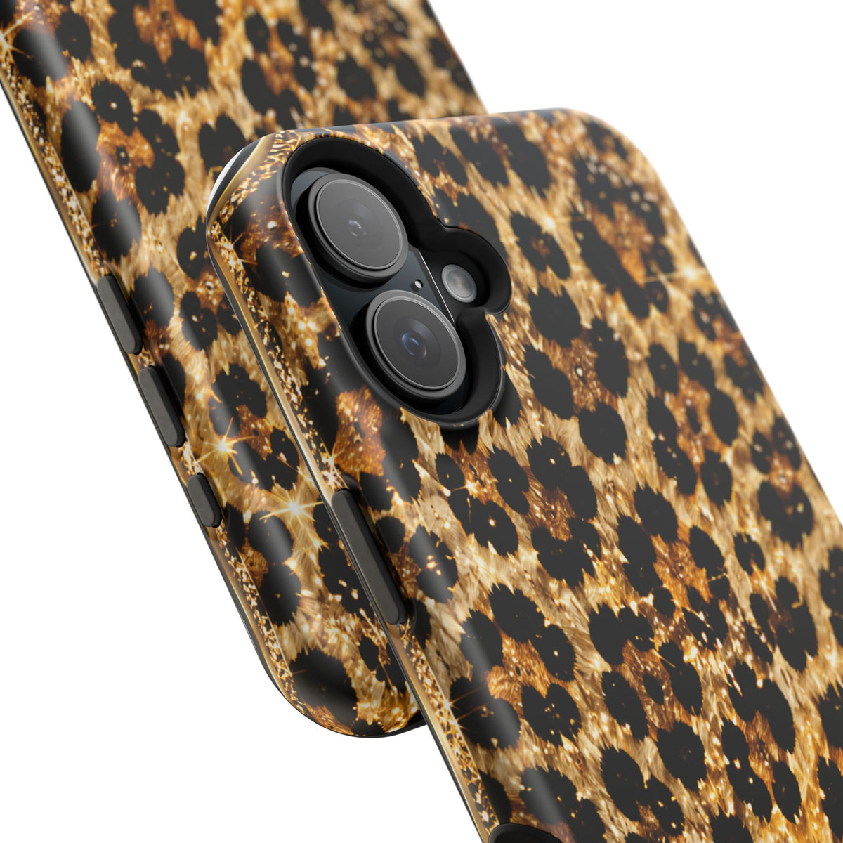 Leopard Print Magnetic Impact-Resistant Phone Case
