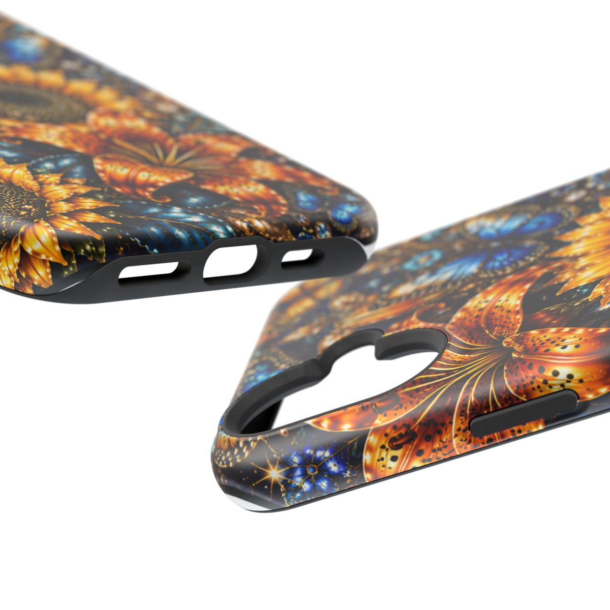 Sunflower & Blue Butterfly Magnetic Impact Phone Case