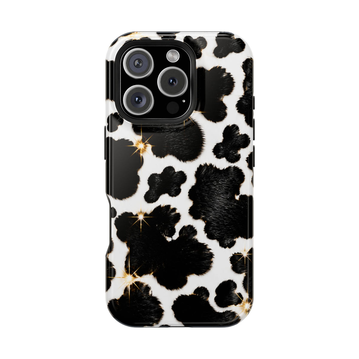 Cow Print Magnetic Impact-Resistant Phone Case