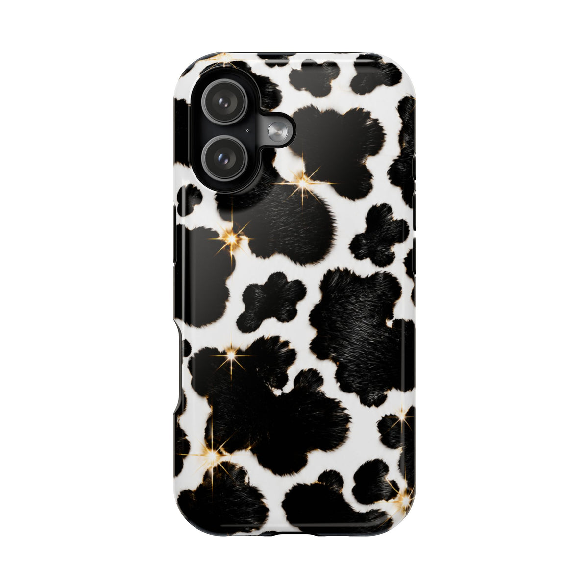 Cow Print Magnetic Impact-Resistant Phone Case