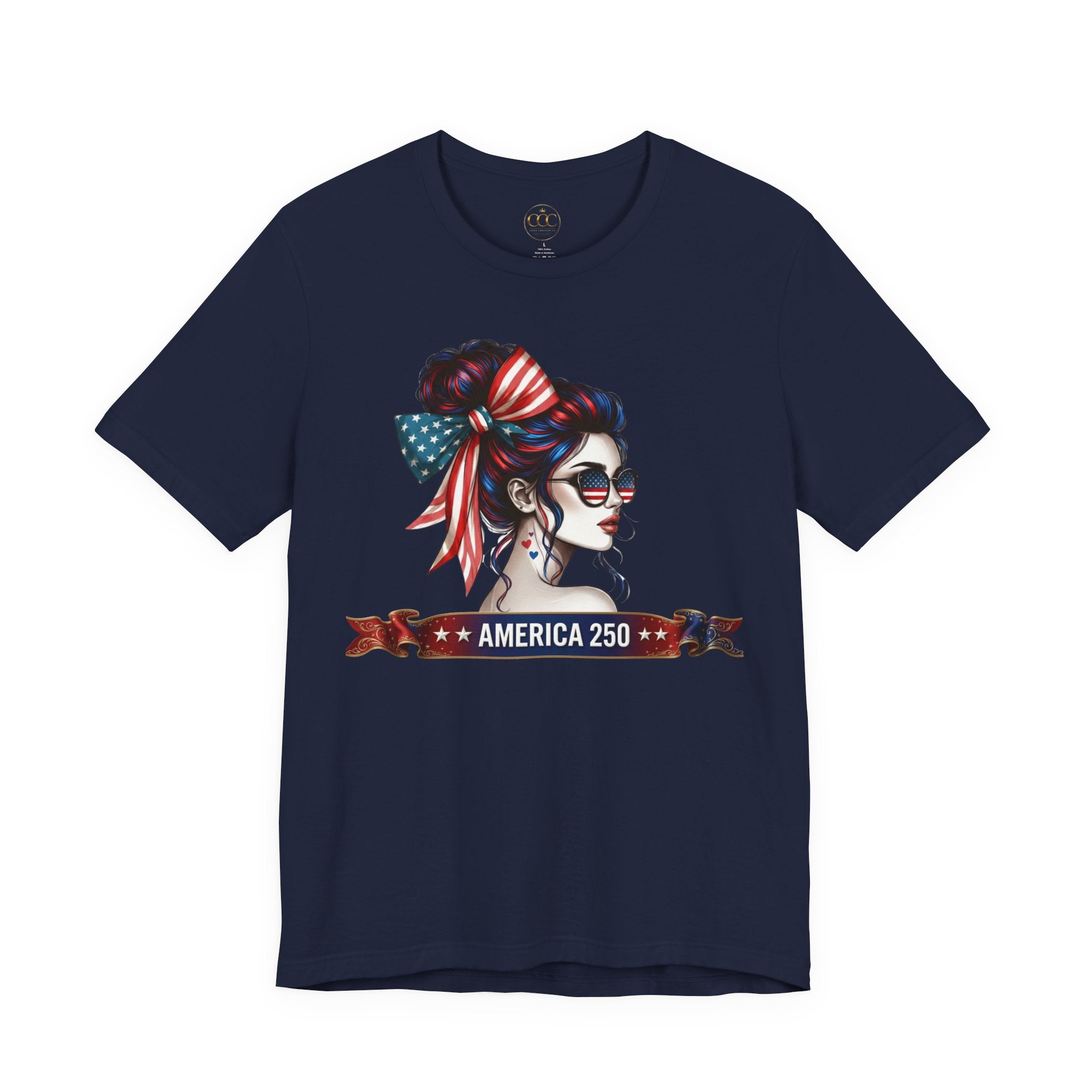 America 250 Celebration Tee- Patriotic Women's T-Shirt