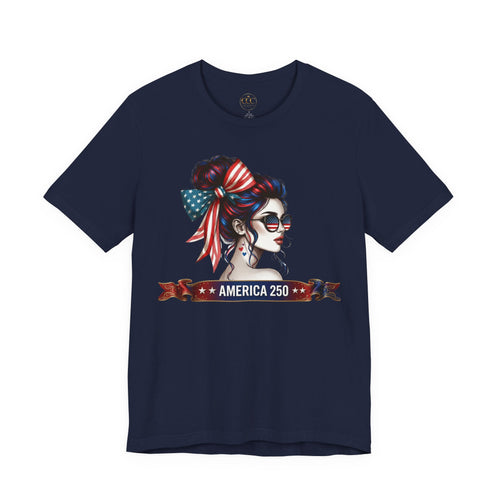 America 250 Celebration Tee- Patriotic Women's T-Shirt
